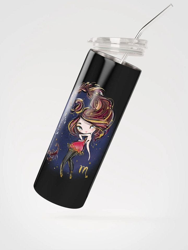 Embrace Scorpio Vibes with Our Stellar Stainless Steel Zodiac Tumbler | Eco-Friendly Charm product image (2)