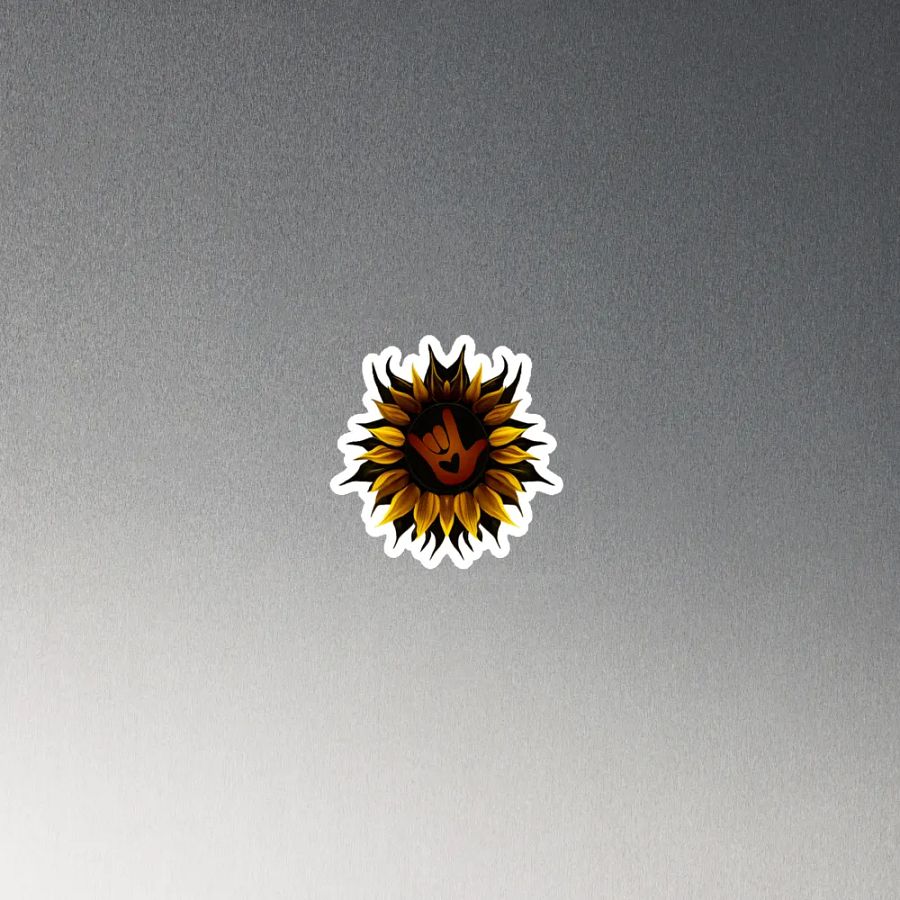 ASL Love Sunflower Magnet Set product image (4)