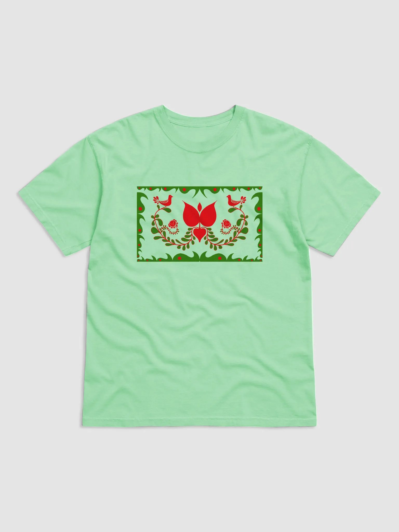 Hungarian Traditional Floral Motif T-Shirt product image (1)