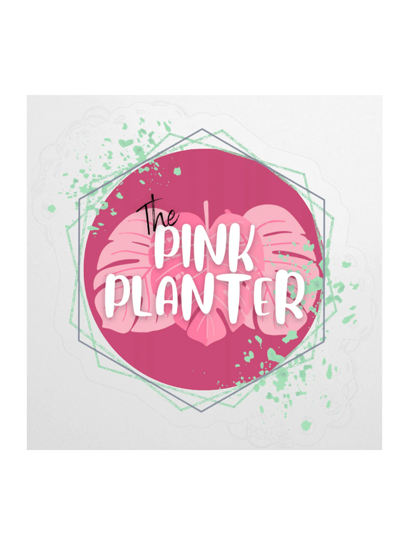PinkPlanter Logo Sticker