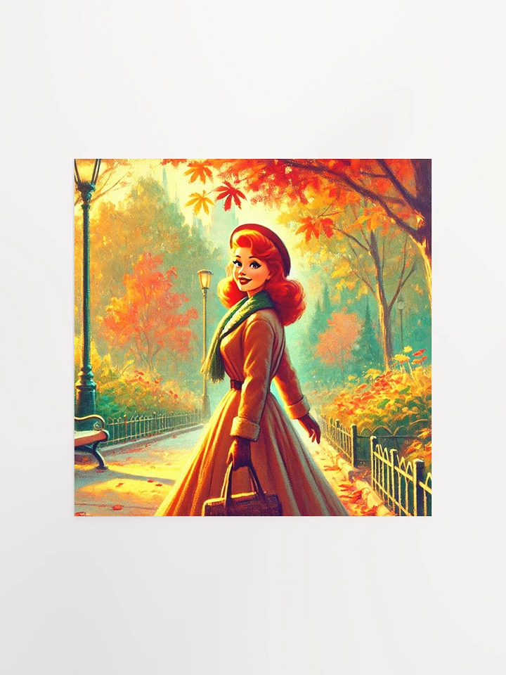 Autumn Stroll Premium Matte Poster product image (1)