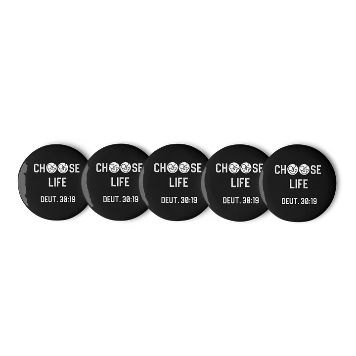 Choose Life Pin Set: Black product image (1)