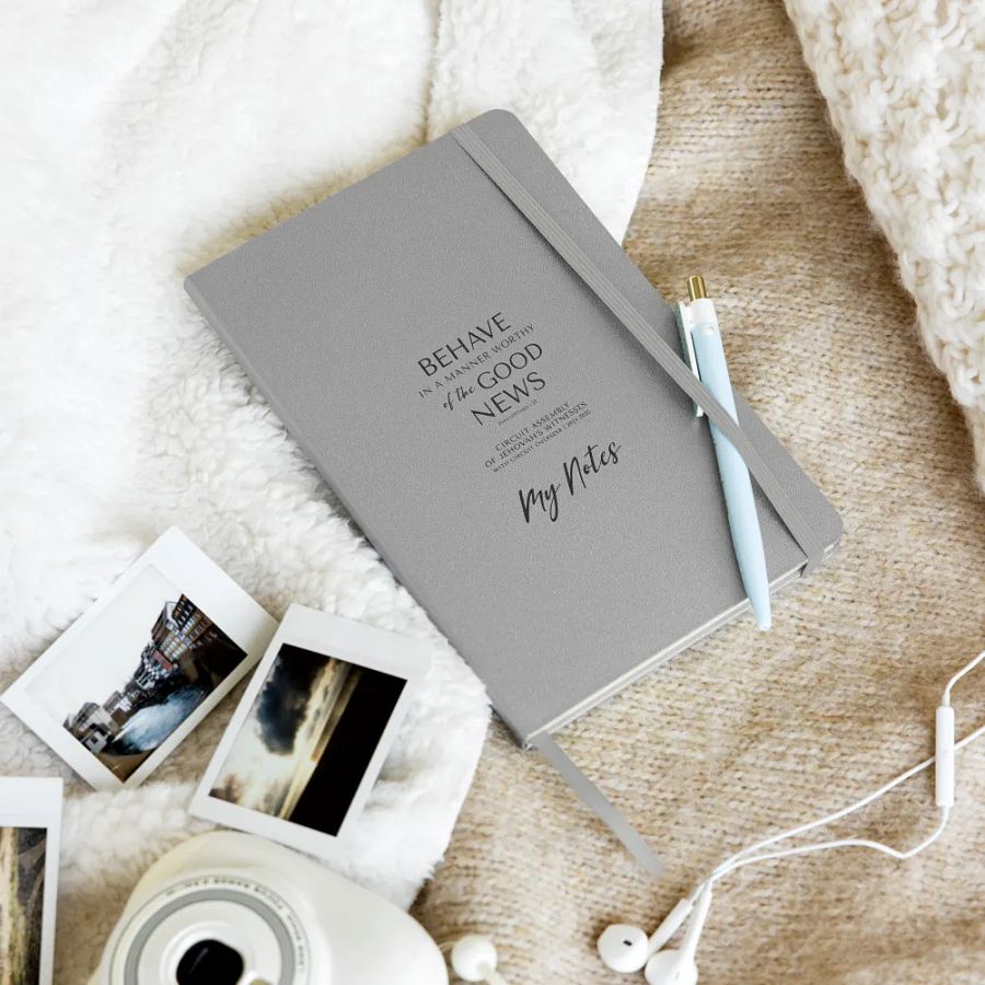 'Behave in a Manner Worthy of the Good News' Hardcover Notebook product image (39)