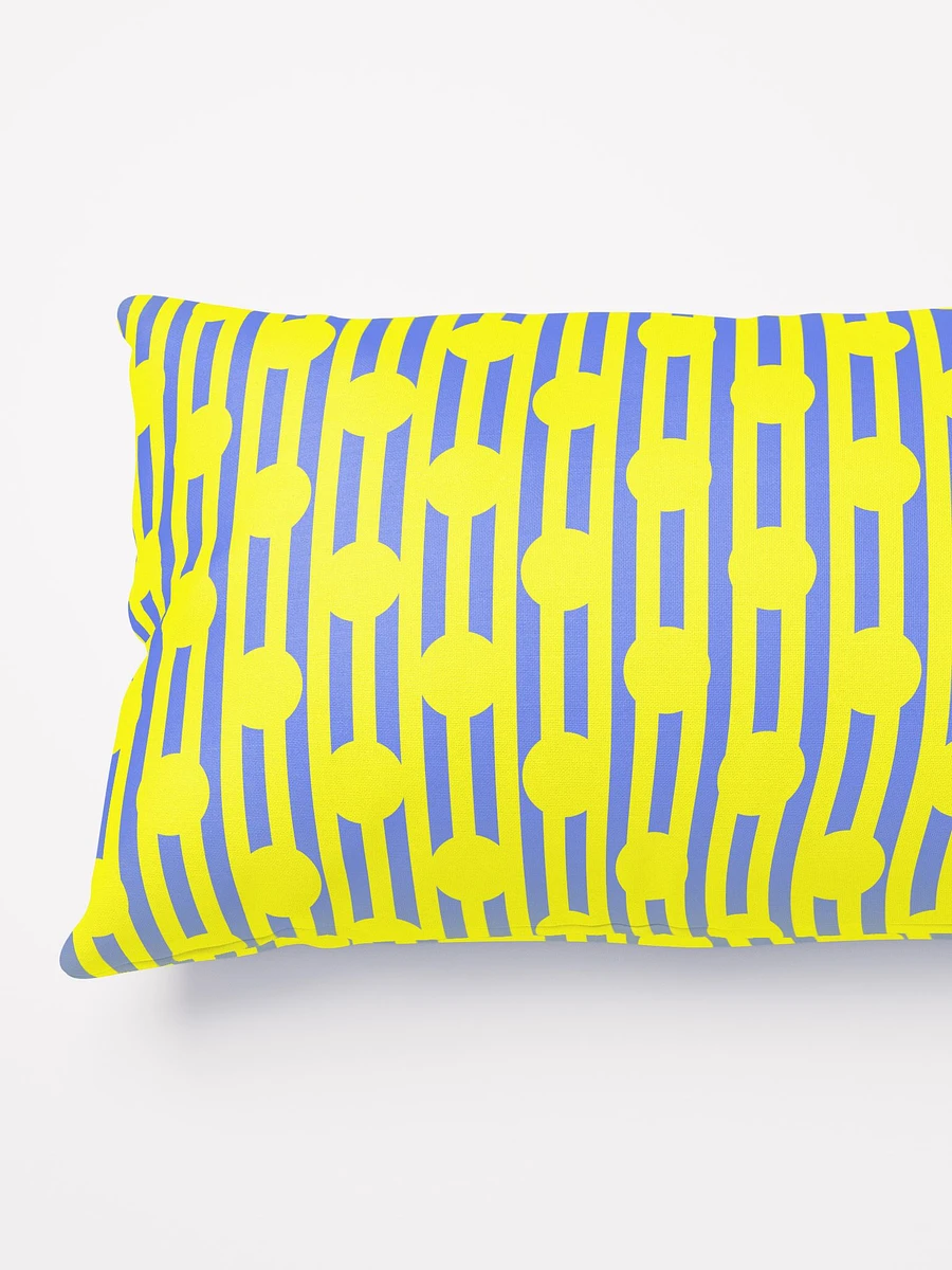 Yellow Stripes and Polkadots Throw Pillow product image (8)