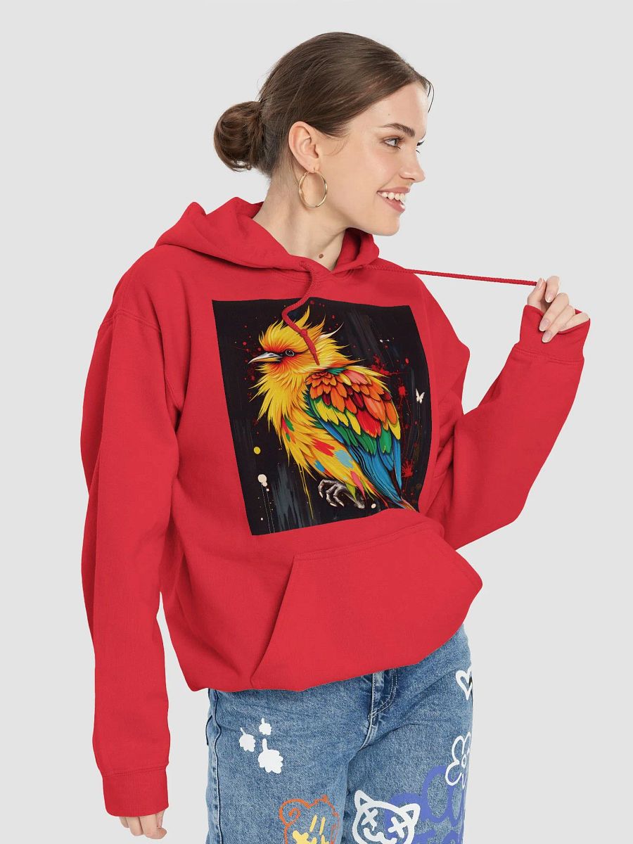 Vibrant Bird Feathers Hoodie product image (7)