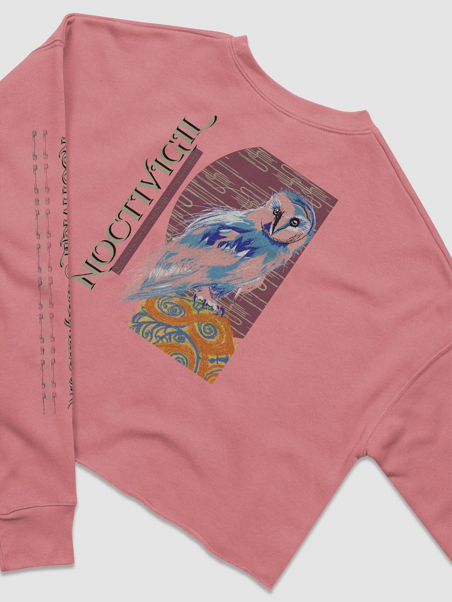 NOCTIVIGIL Bella+Canvas Women's Fleece Crop Sweatshirt product image (12)