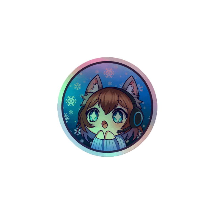 Let it Snow Cat Sticker product image (1)