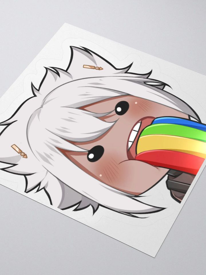 Bellyr Adsala "Rainbow Vomit" Kiss-Cut Sticker product image (1)