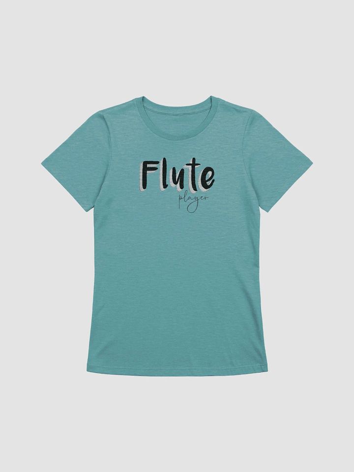 3D Flute Player Typography Tee – Women’s Fit product image (1)