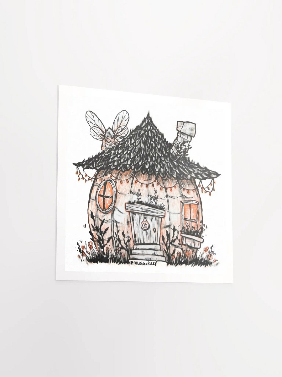 Enchanted Pumpkin House Art Print product image (3)