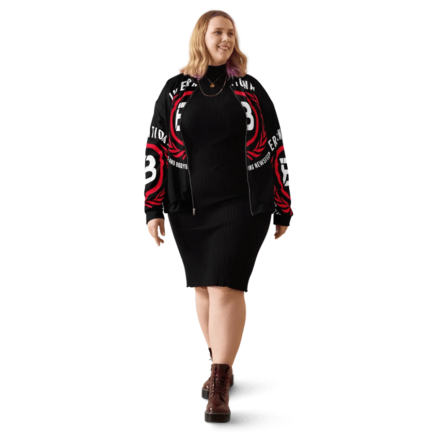 IFBNewsfeed.Org's All-Over Print Bomber Jacket product image (3)
