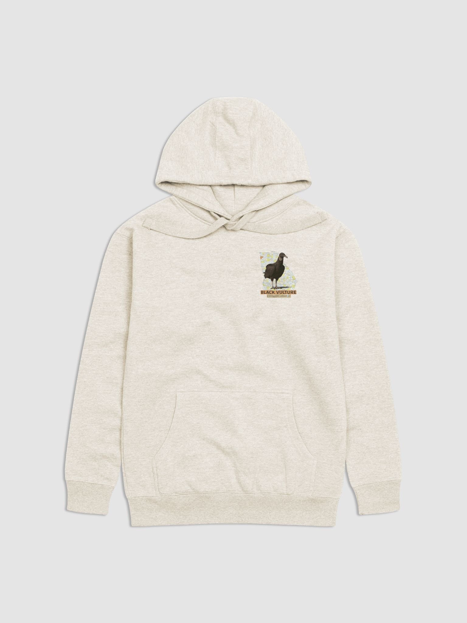 Georgia County Map Black Vulture Hoodie product image (4)