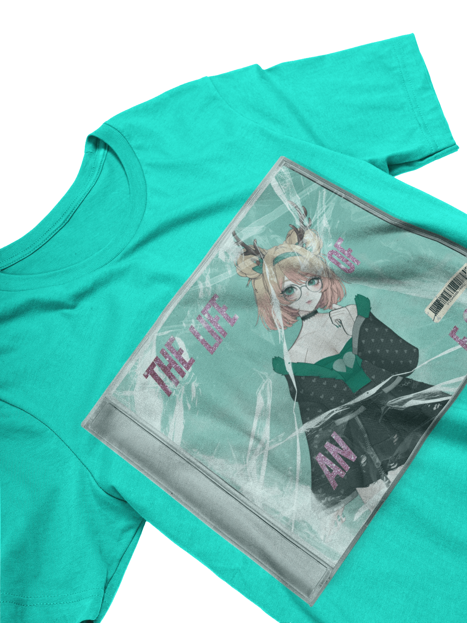 The Life of an E-Girl Jewel Case T-Shirt product image (9)