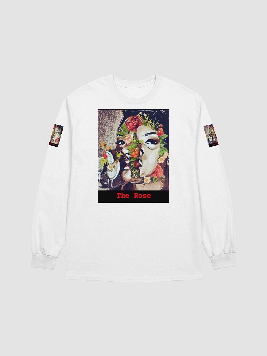 The Rose Long Sleeve White Tee product image (1)