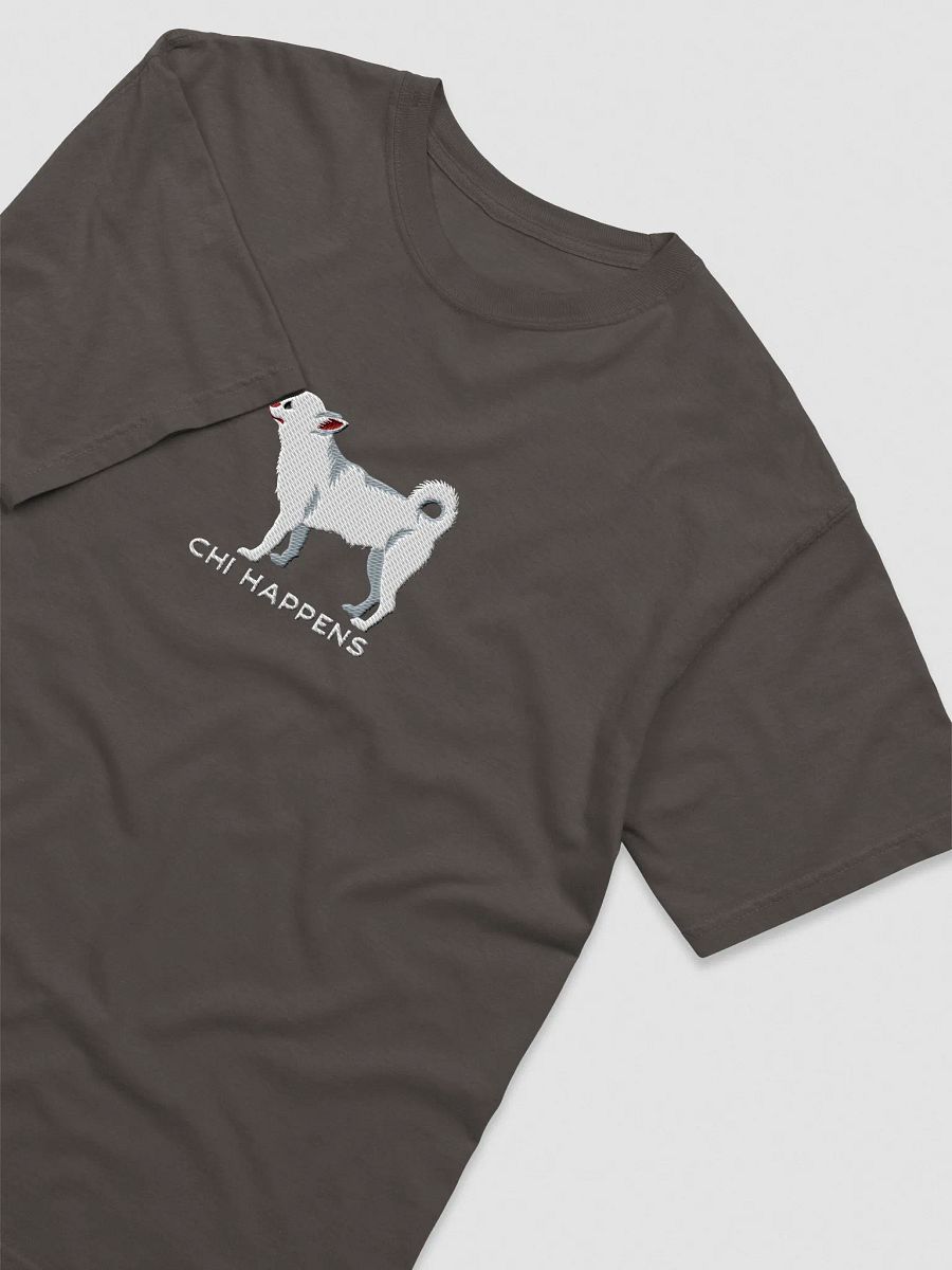 Chi Happens T-Shirt(Embroidered) of a Chihuahua(White) product image (14)