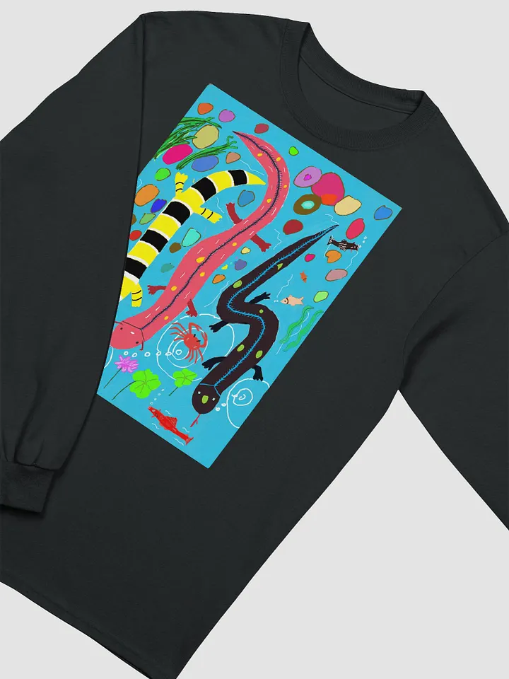 Gildan Ultra Cotton Long Sleeve T-Shirt: salamander product image (6)