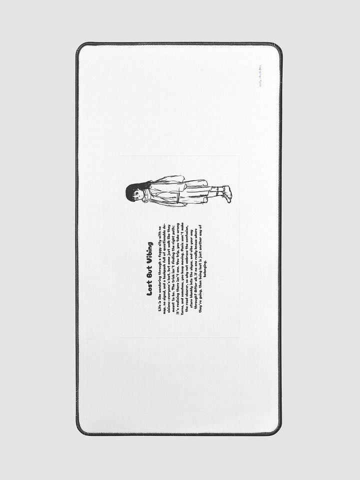 Lost But Vibing Desk Mat product image (2)