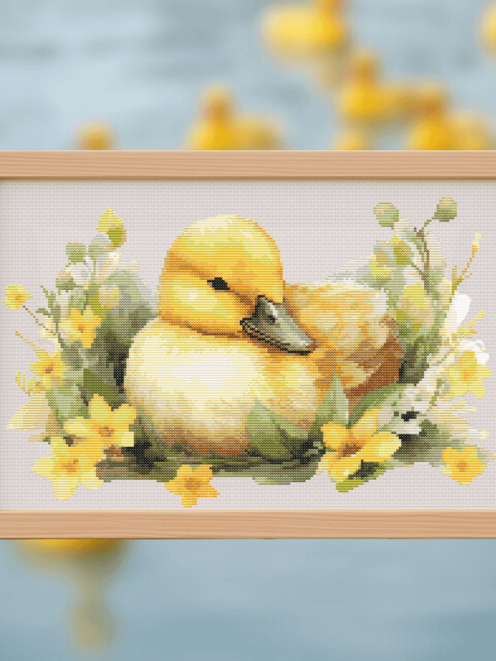 Sunny Duck Cross Stitch Pattern product image (1)