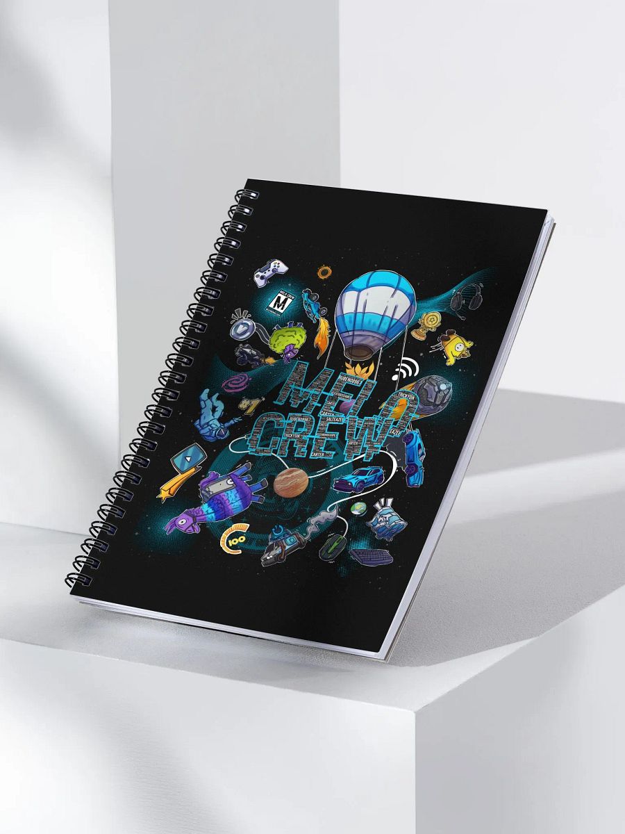 #MELOtober 2024 Personalized MELO CREW Chaos - Spiral Notebook | #MadeByMELO product image (3)