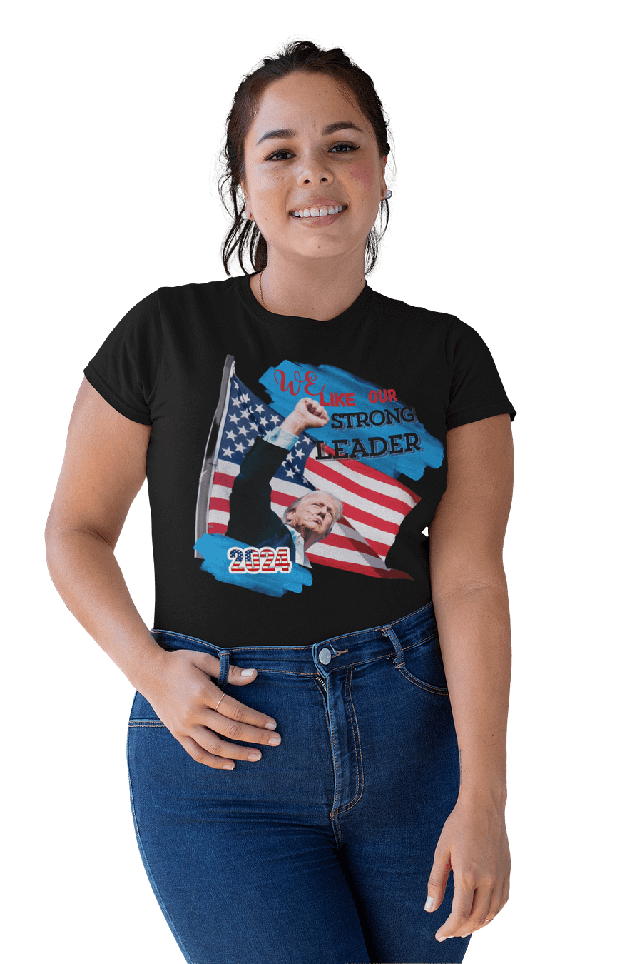 trump shooting tee strong leader iconic design to wear and keep product image (5)