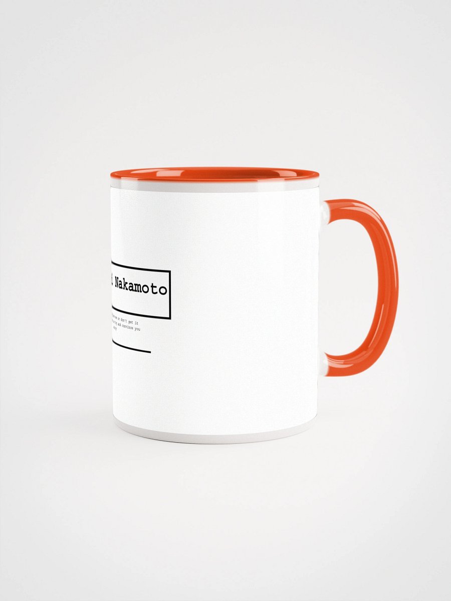 Satoshi Nakamoto Inspirational Mug product image (5)