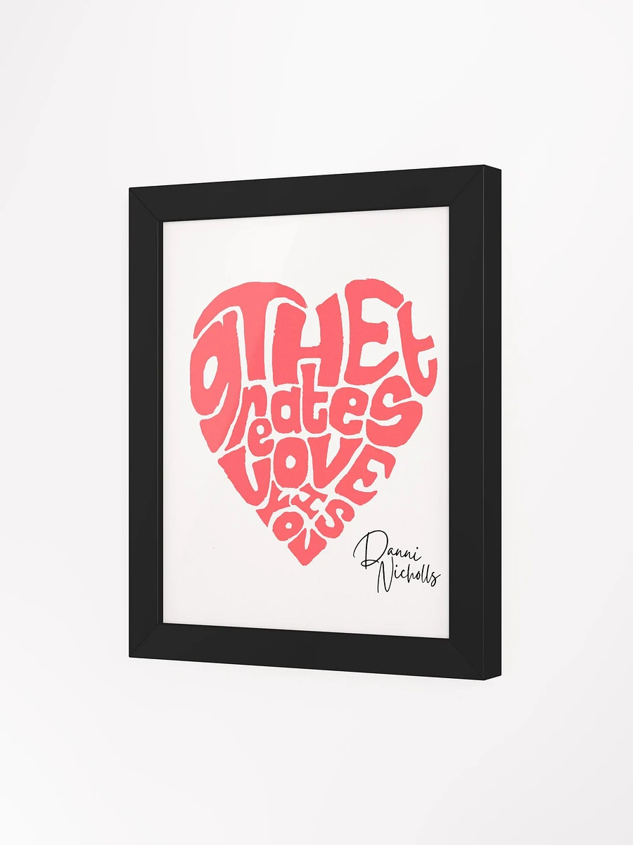 Framed Lyric Heart Poster product image (3)