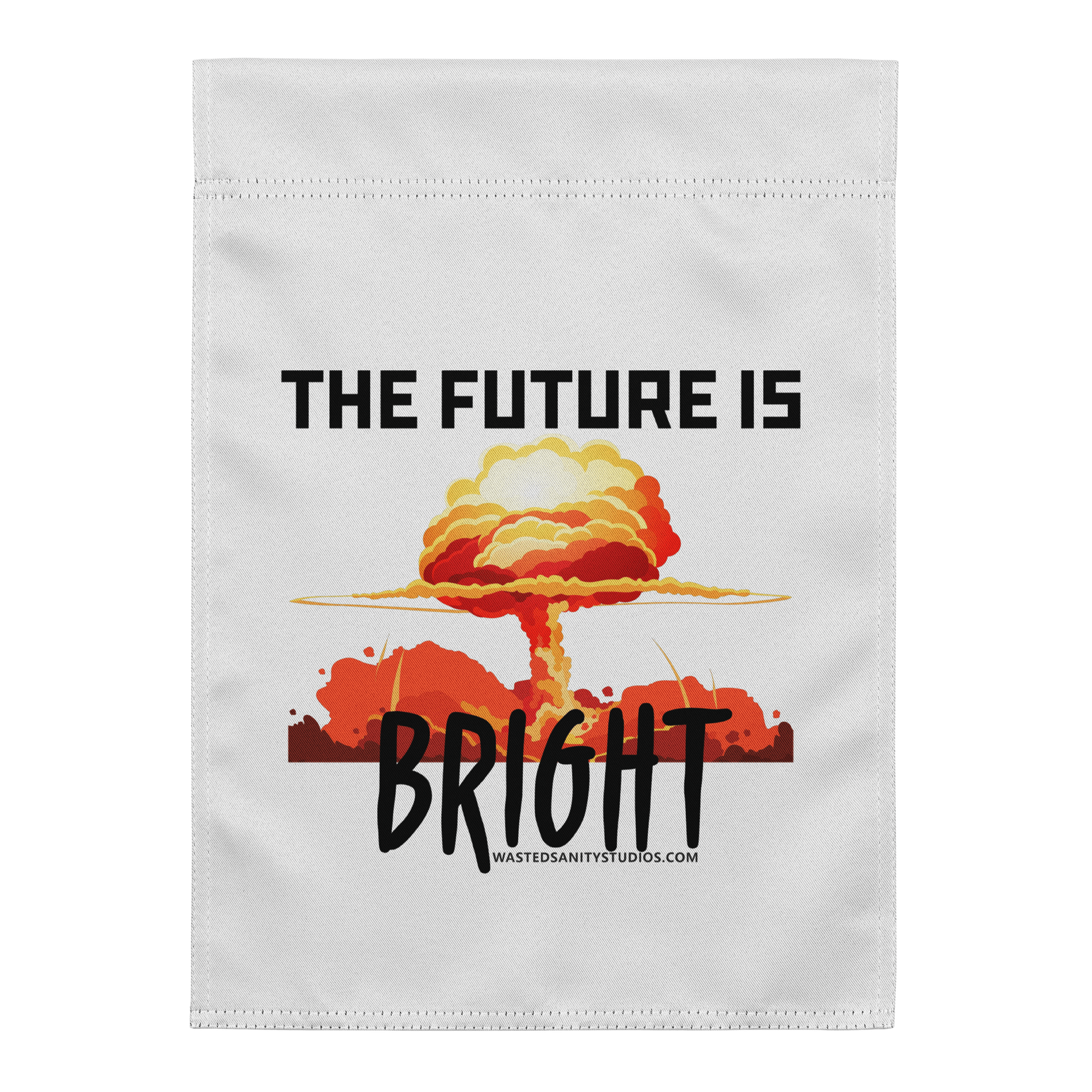 The Future Is Bright Double Sided Fabric Yard Flag product image (1)
