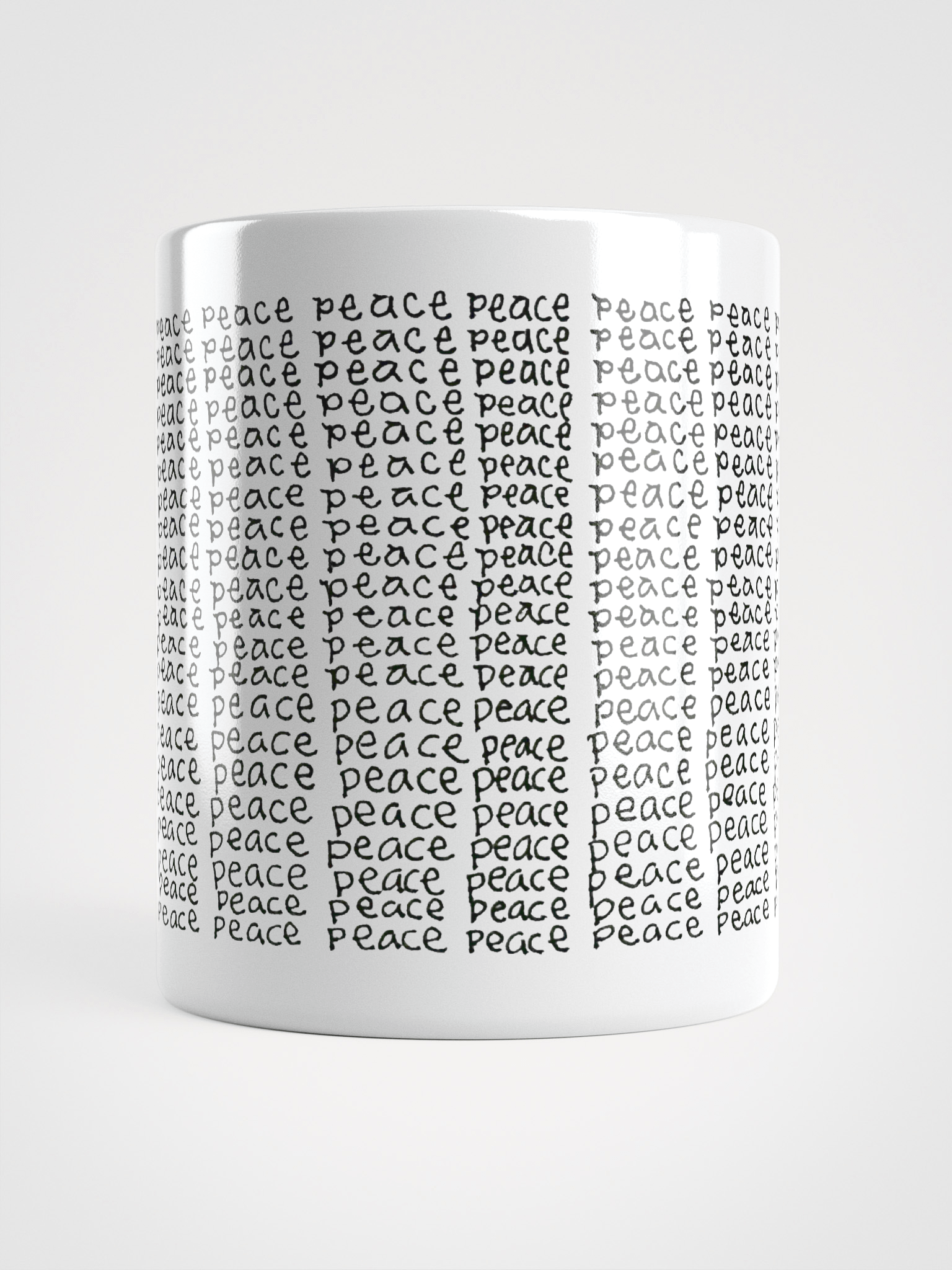 Peace 2 White Glossy Mug product image (5)