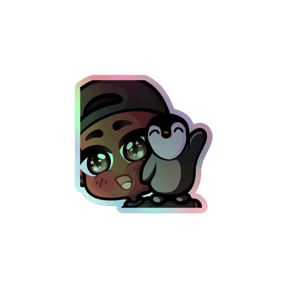 Kevin Wave Holo Sticker product image (1)