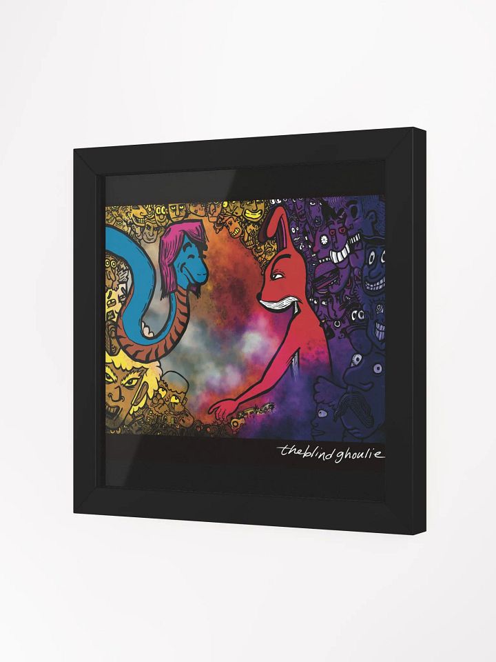 Snek and Rabbit Faces Matte Poster product image (7)