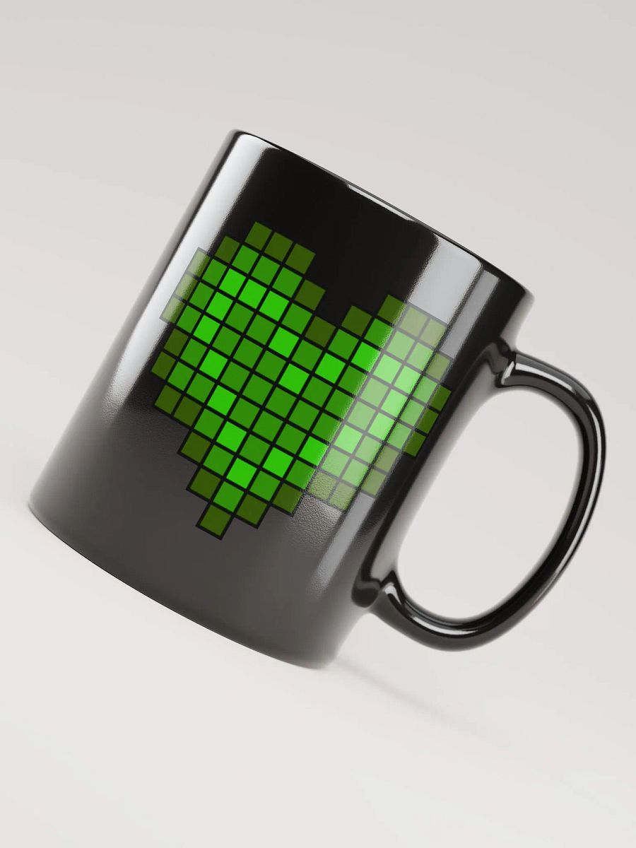 Irish Heart Black Glossy Mug product image (4)