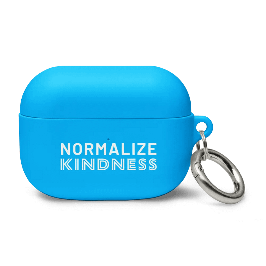 Normalize Kindness AirPods case (white text) product image (9)