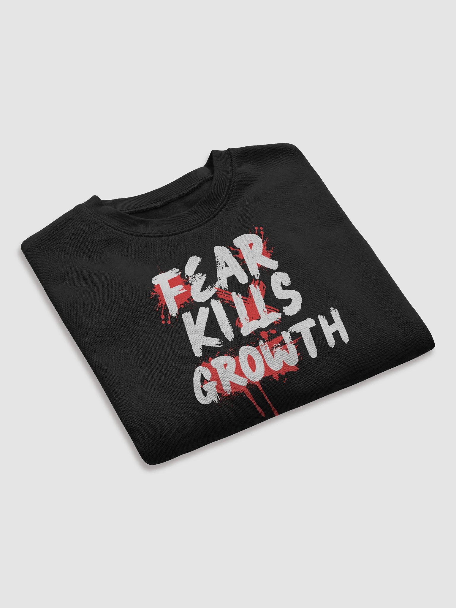 Fear Kills Growth Women's Crop Top - Bella + Canvas Sweatshirt fit product image (7)