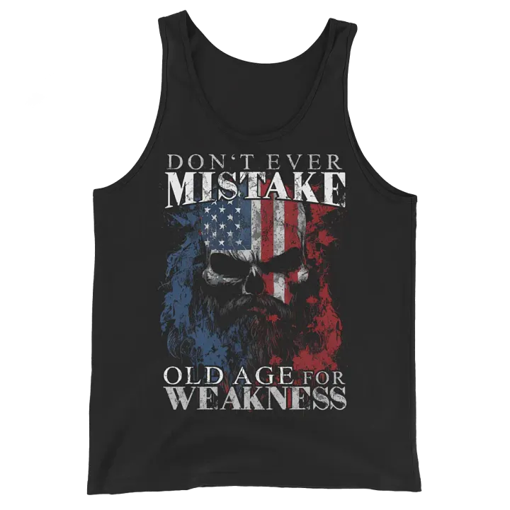 Don't Mistake Old Age for Weakness Tank Top product image (1)