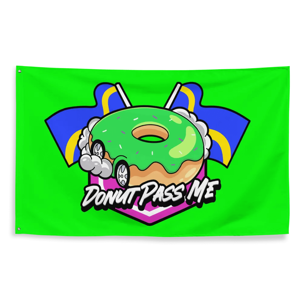 Donut Pass Me Flag product image (2)