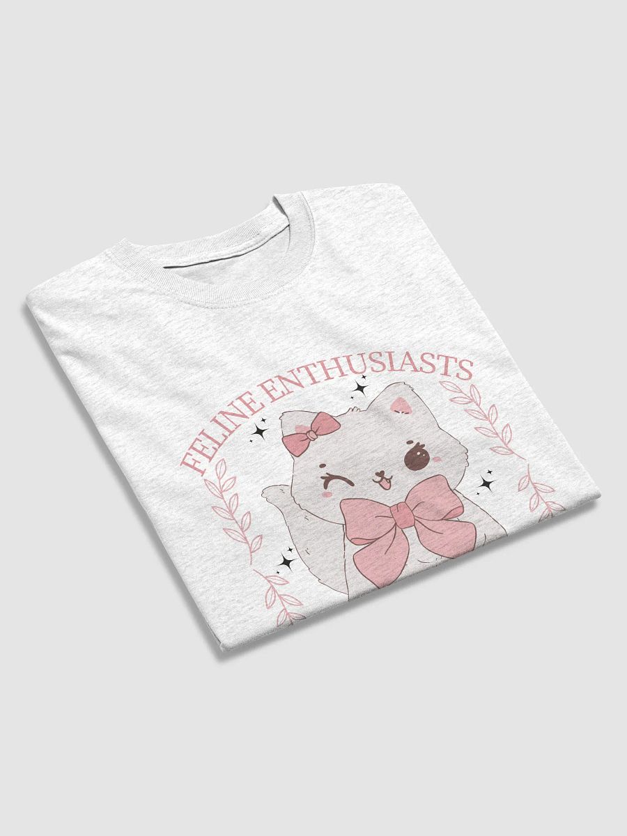 Feline Enthusiast Winking Cat T-Shirt product image (3)
