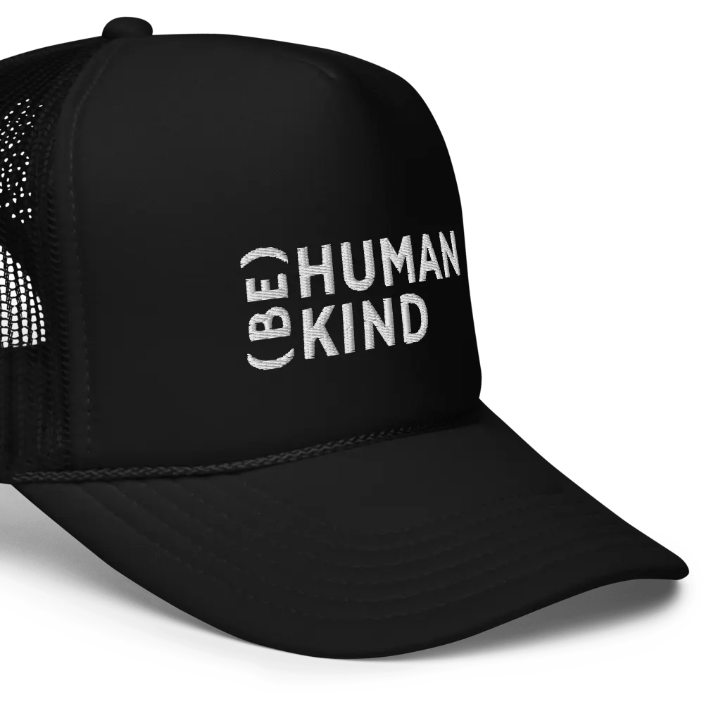(BE) HUMAN (BE) KIND TRUCKER HAT product image (5)