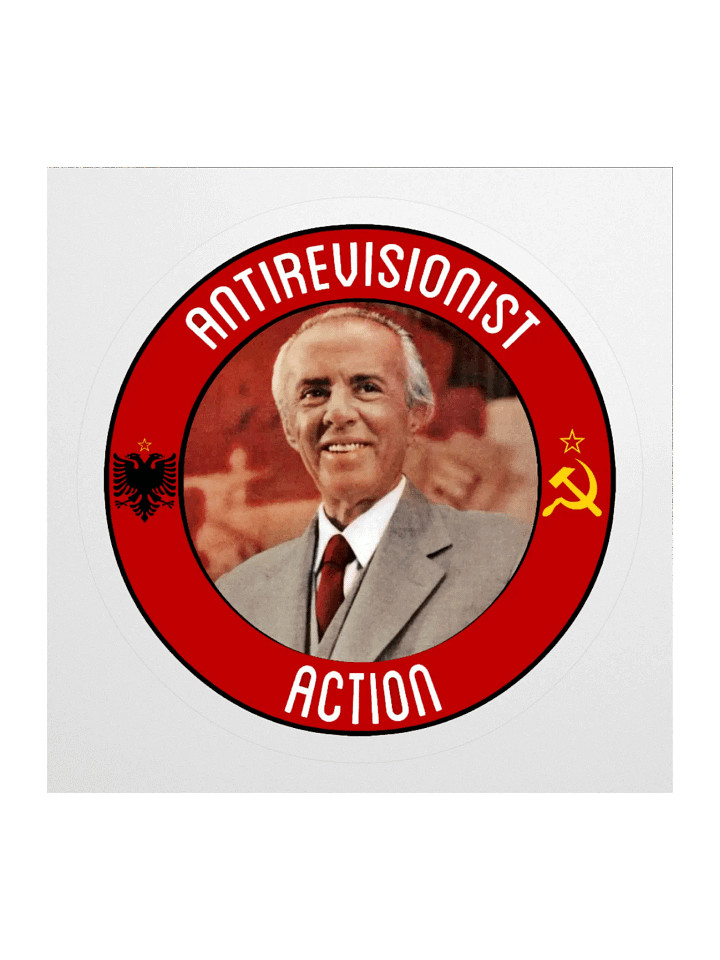 Hoxha - “Antirevisionist Action” Sticker product image (1)