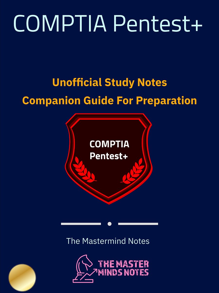 COMPTIA Pentest+ Study Notes (Unofficial) product image (1)