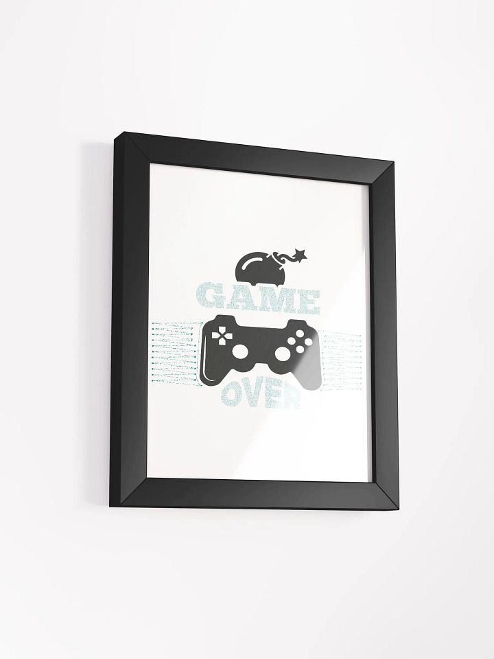 Game Over Controller Framed Poster product image (8)