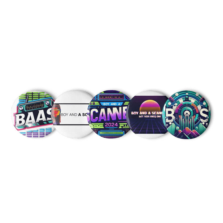 FreqFanatic 5-Pack Pin Set product image (1)