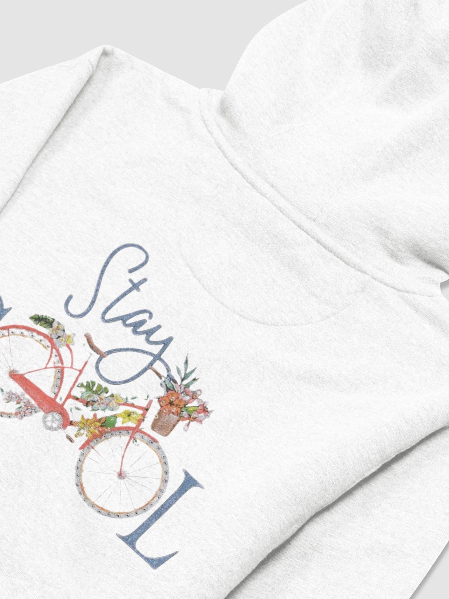 Stay Cool Floral Bicycle Hoodie product image (2)