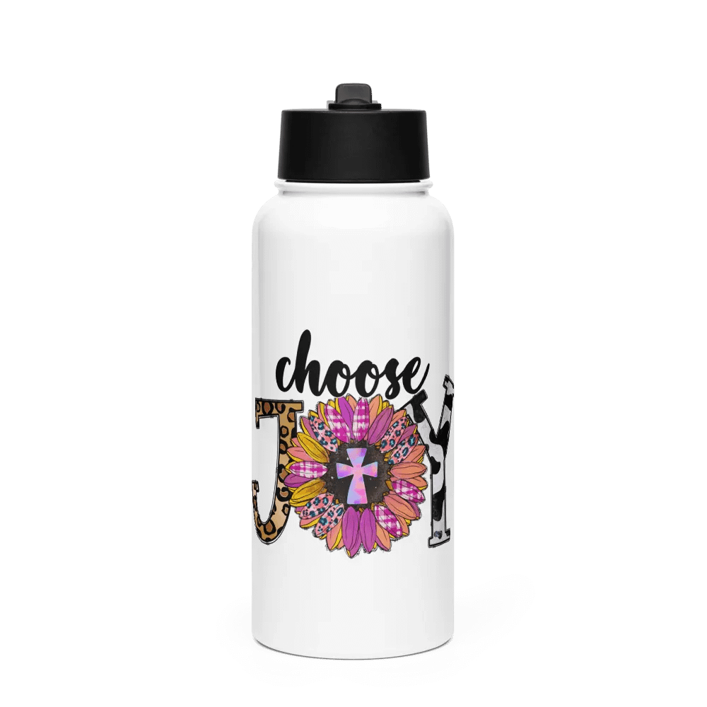 Choose Joy - Stainless Steel Sports Water Bottle product image (1)