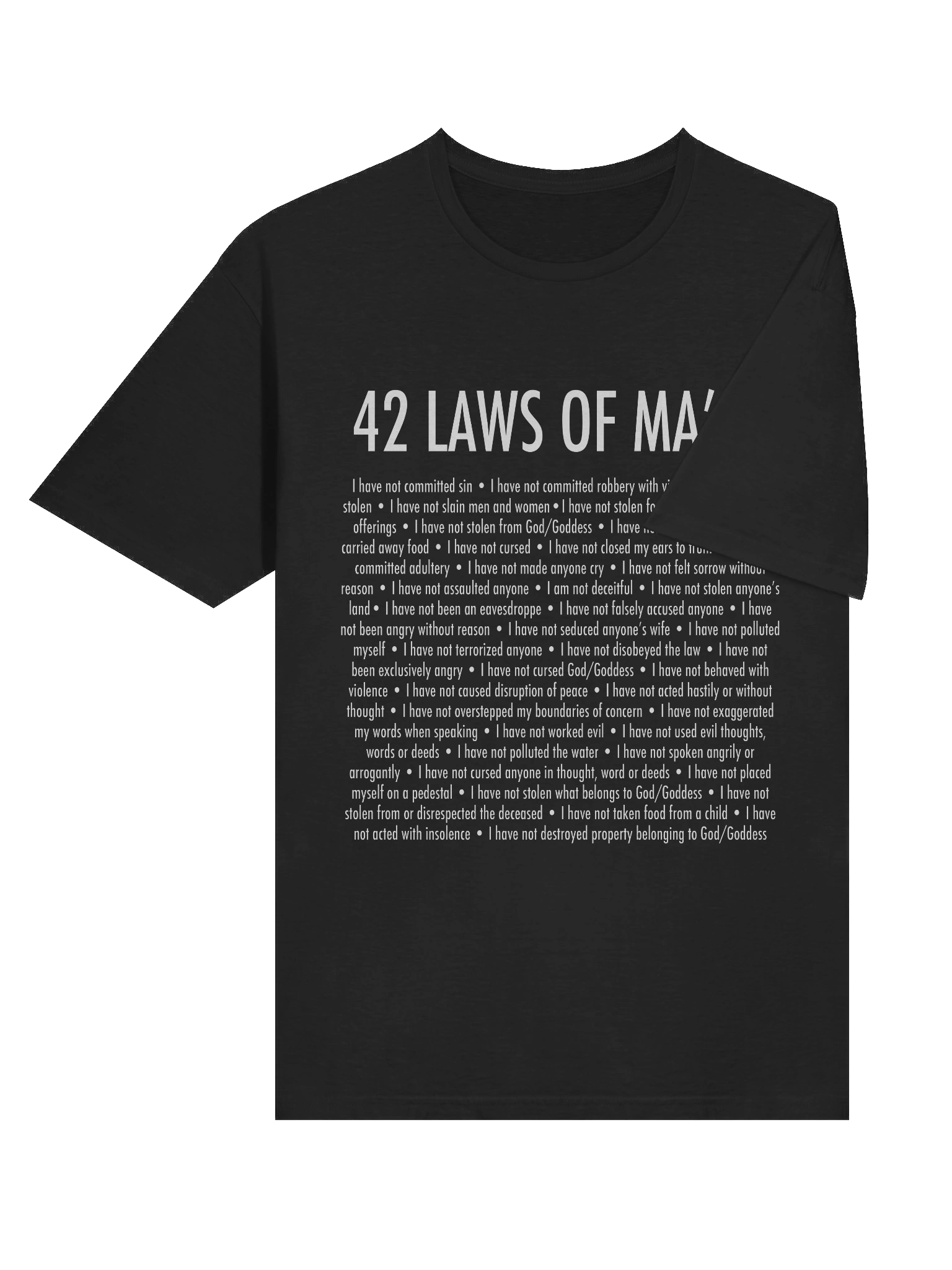 42 LAWS OF MA'AT - Unisex T-Shirt product image (6)