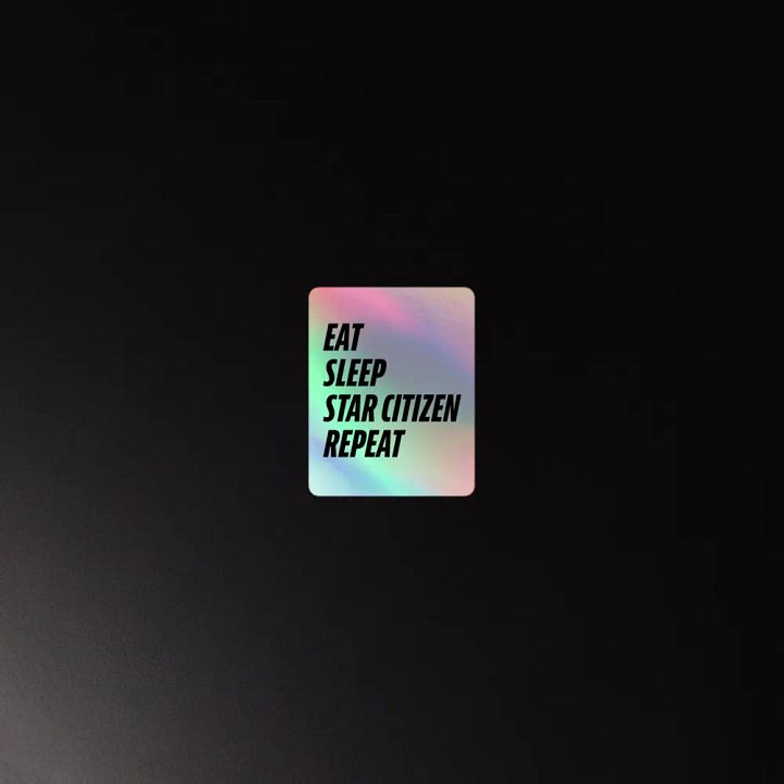 Eat, Sleep, SC, Repeat Holo Sticker product image (4)