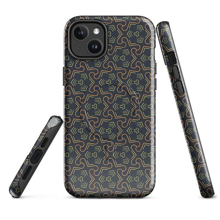 Groovy Grove Geometric Pattern Magsafe Tough Case for iPhone product image (2)