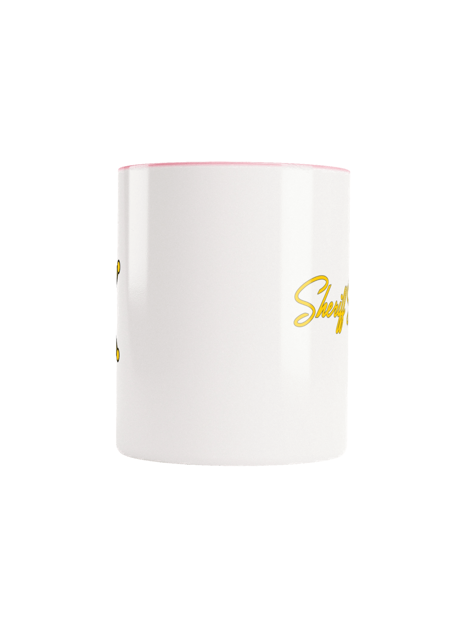 Sheriff Logo And Name Ceramic Mug with Color Inside product image (5)