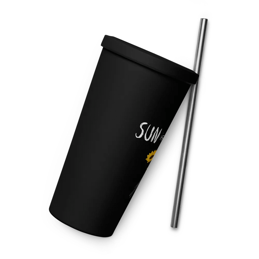 Insulated Tumbler with a Straw (sunny) product image (9)