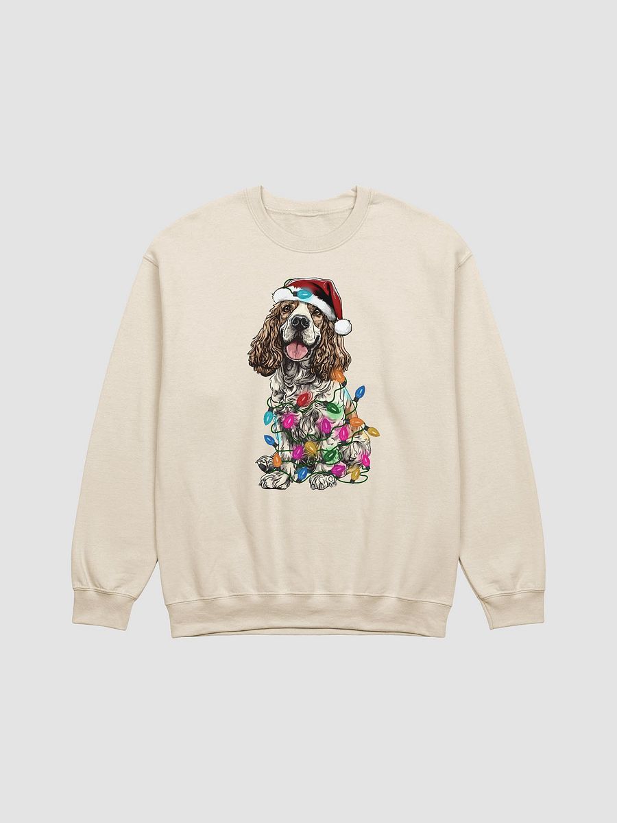 Funny Cocker Spaniel(Orange & White) Christmas Sweatshirt product image (22)