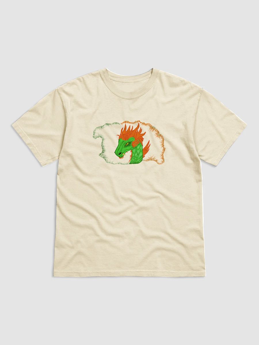 Fiery Dragon Head Illustrated T-Shirt product image (1)